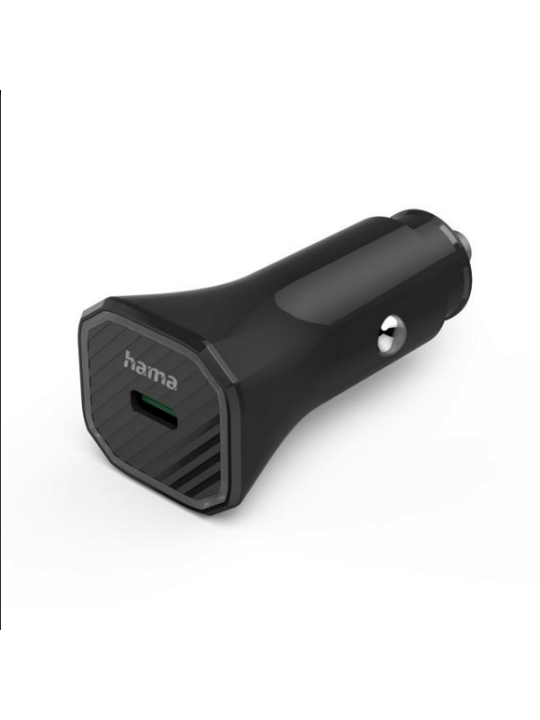 Зарядно за кола HAMA USB-C, 25 W - Eco, черно 
