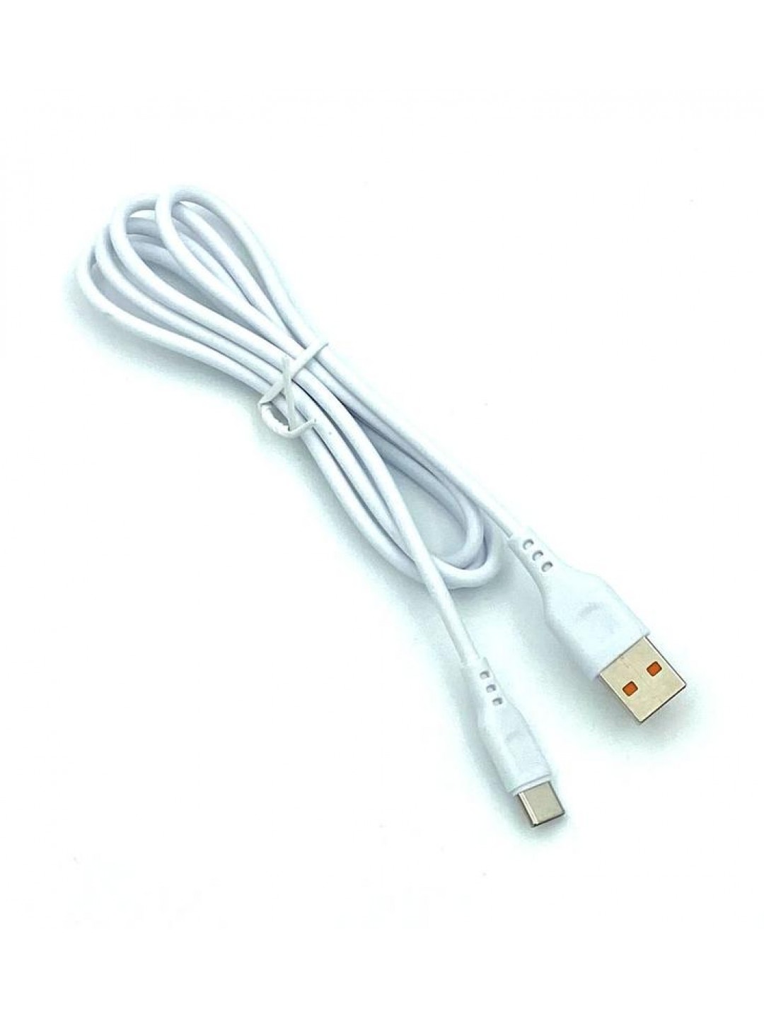 Кабел Type-C USB Denmen D01T, Бял