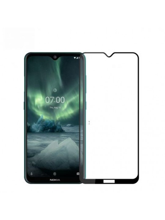 Стъклен протектор за Nokia C32 - за целия екран 3D