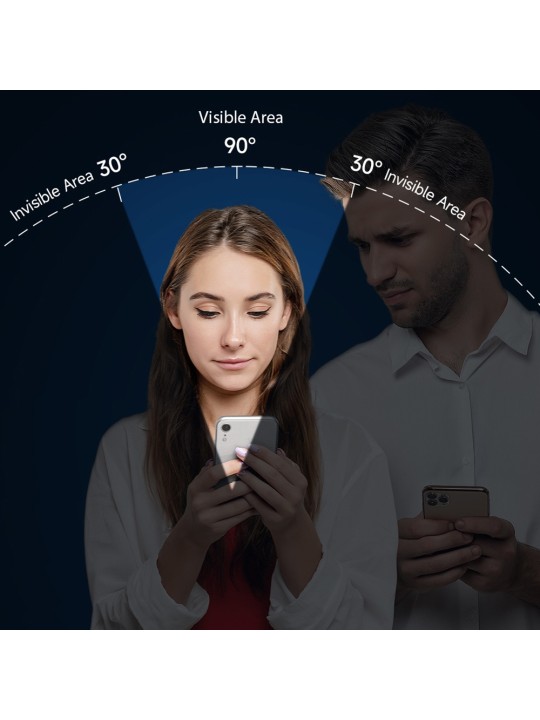 Стъклен протектор за Samsung S24 Ultra - Privacy, за целия дисплей
