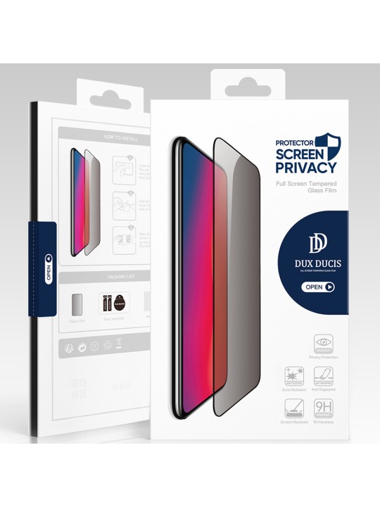 Стъклен протектор за Samsung S24 Ultra - Privacy, за целия дисплей
