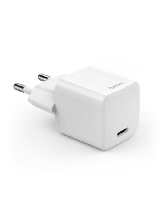 Бързо зарядно HAMA USB-C 25 W, бяло - "Eco"