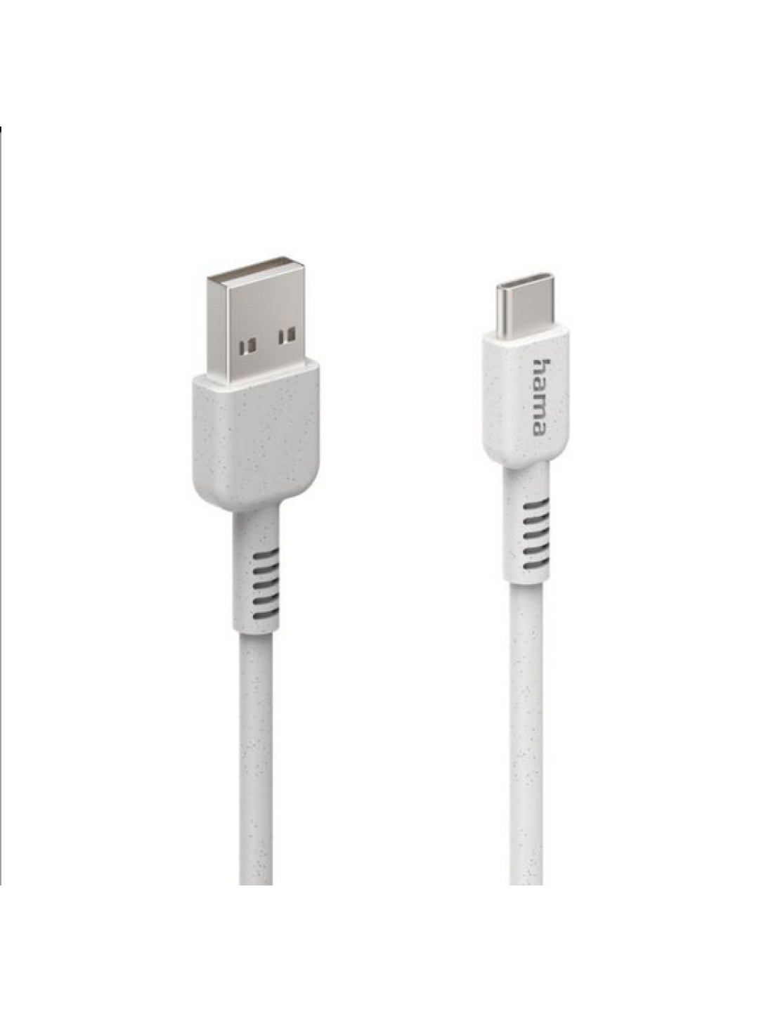 Кабел за зареждане HAMA "Eco", USB-A - USB-C, 1 м, бял