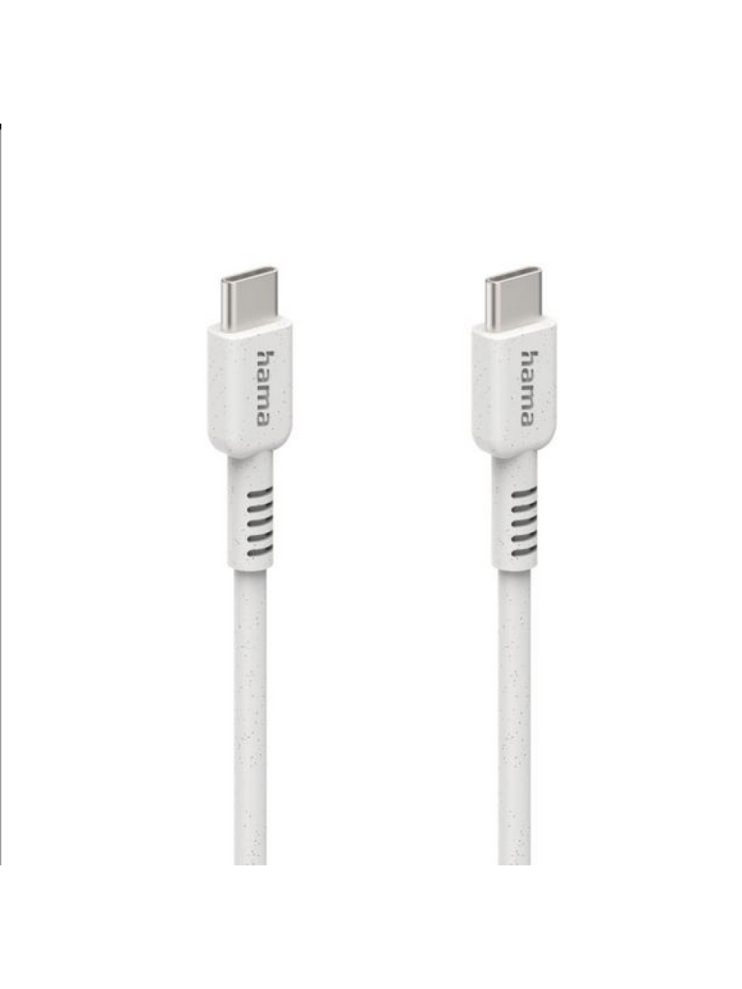 Кабел за зареждане HAMA "Eco", USB-C - USB-C, 1 м, бял