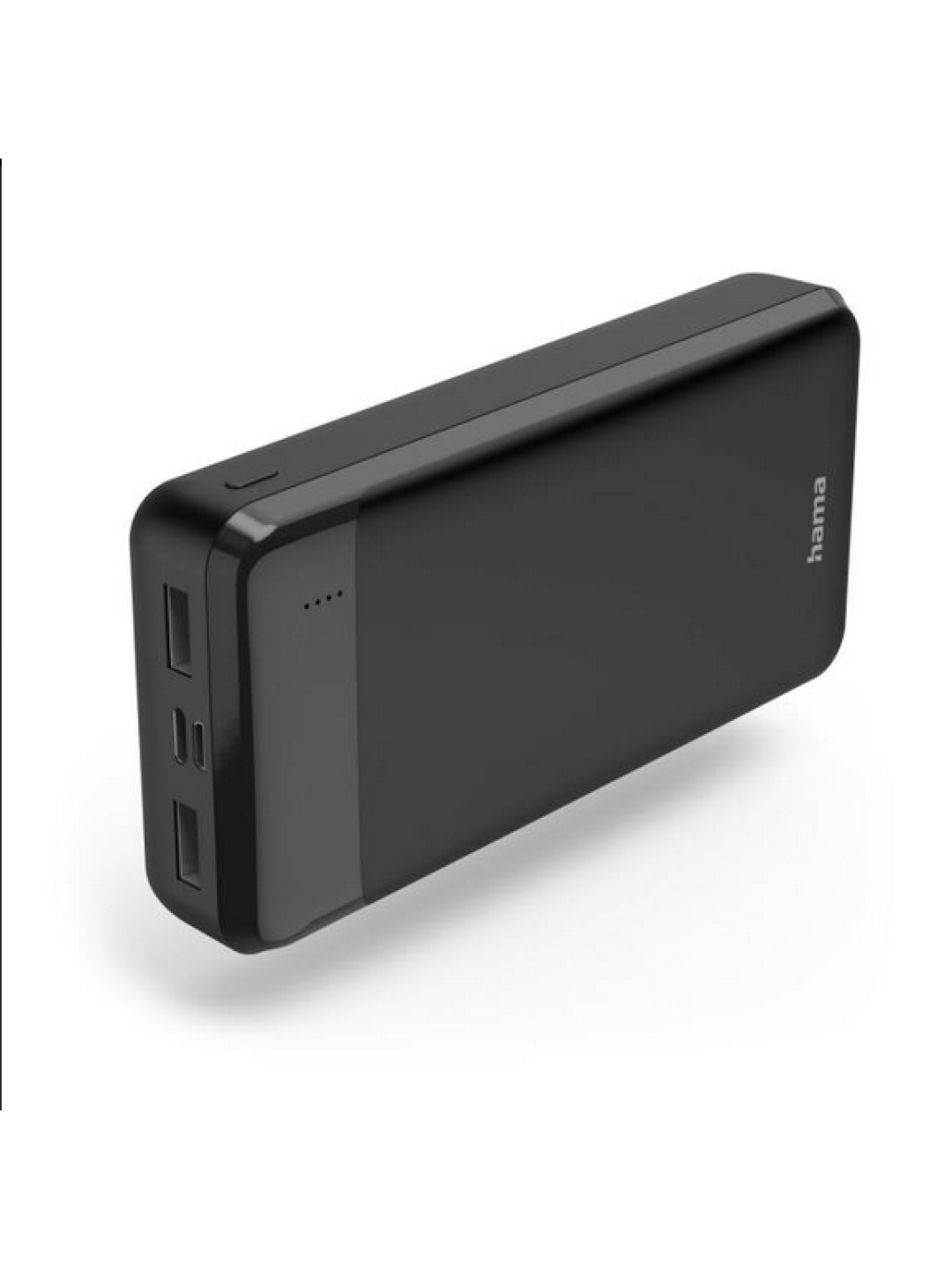 Външна батерия HAMA "Eco Power 20", 20000 mAh, 1 x USB-C, 2 x USB-A, черен