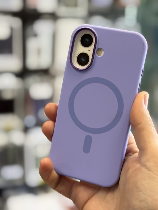 Калъф за iPhone 17 - Lux Silicone Magsafe - Purple