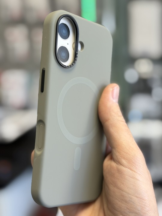 Калъф за iPhone 17 - Lux Silicone Magsafe - Grey