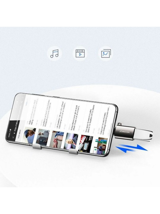 Преходник USB-C (мъжко) към USB-A (женско), OTG Joyroom USB 3.2 Gen. 1