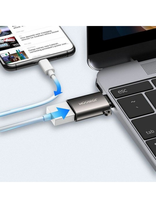 Преходник USB-C (мъжко) към USB-A (женско), OTG Joyroom USB 3.2 Gen. 1