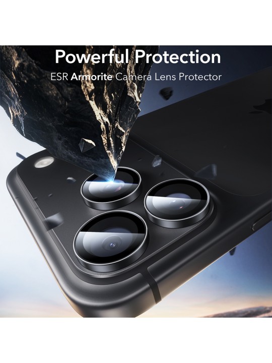 Протектори за камера за iPhone 18 Pro Max - 3 броя, Black