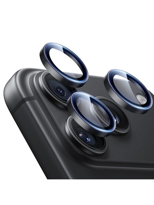 Протектори за камера за iPhone 18 Pro Max - 3 броя, Black