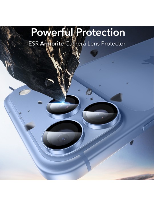Протектори за камера за iPhone 18 Pro - 3 броя, Light Blue