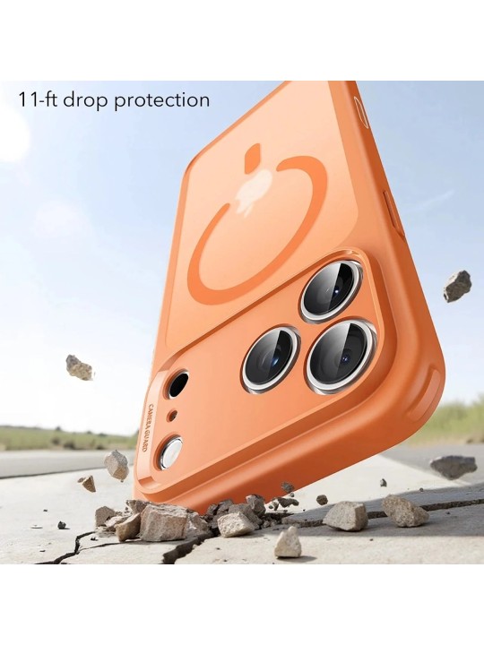 Калъф за iPhone 17 Pro - ESR Classic Hybrid HaloLock, Frosted Orange