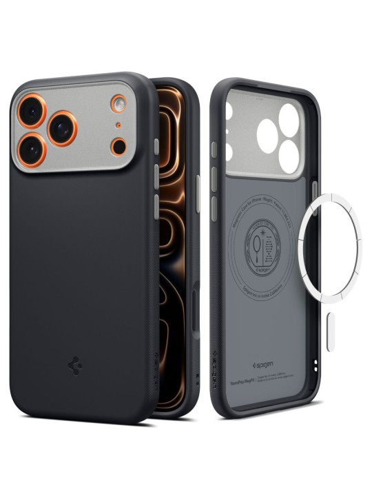 Калъф Spigen - Caseology Nano Pop MagSafe - iPhone 17 Pro - Black Sesame