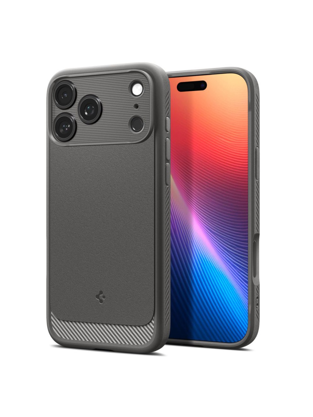 Калъф Spigen - Rugged Armor MagSafe - iPhone 17 Pro - Grey
