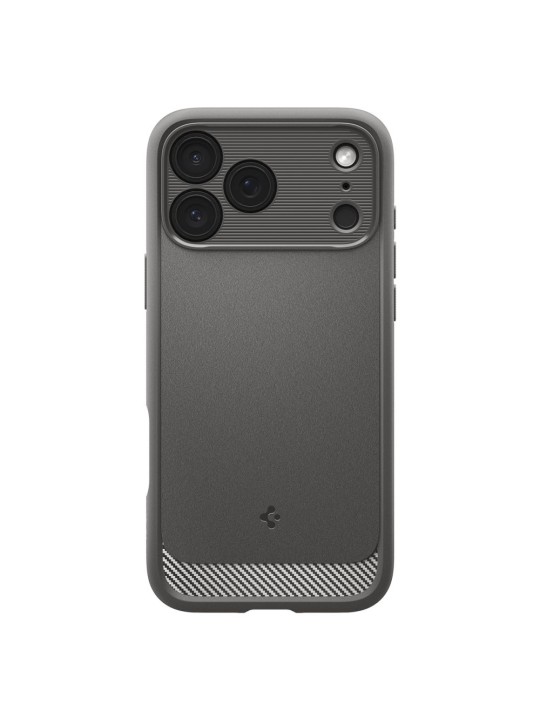 Калъф Spigen - Rugged Armor MagSafe - iPhone 17 Pro - Grey