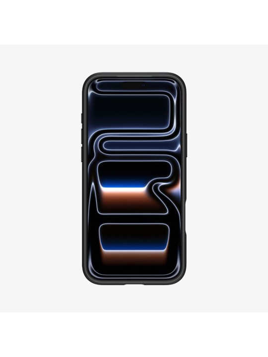 Калъф Spigen - Ultra Hybrid MagSafe - iPhone 18 Pro - Frost Black / Orange