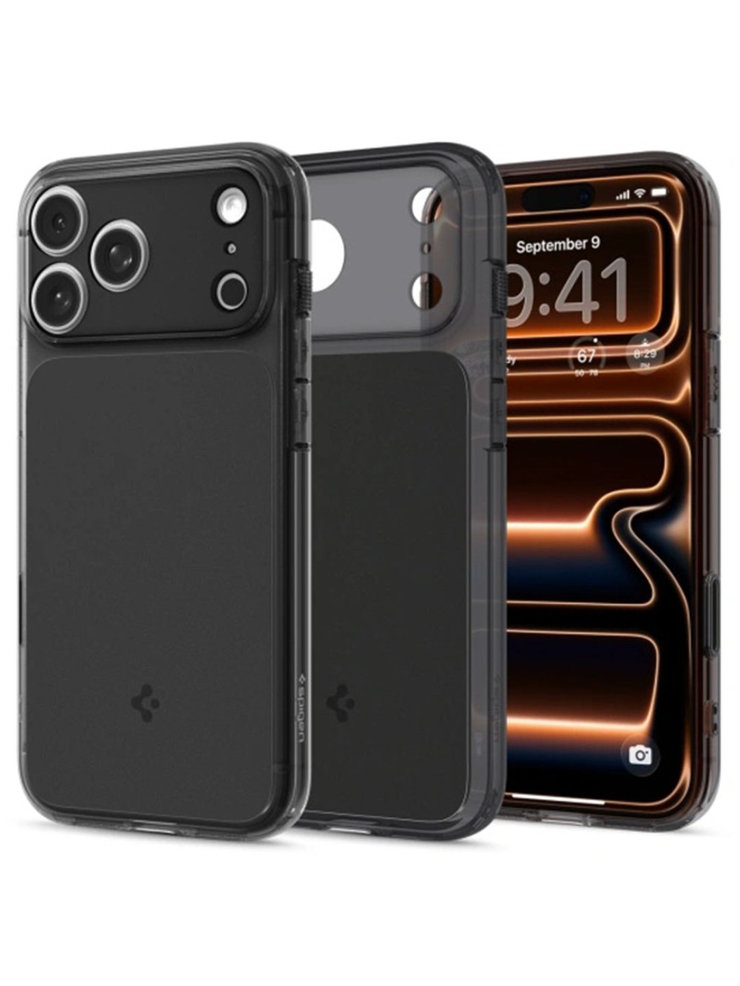 Калъф Spigen - Ultra Hybrid T MagSafe - iPhone 17 Pro - Matte Black