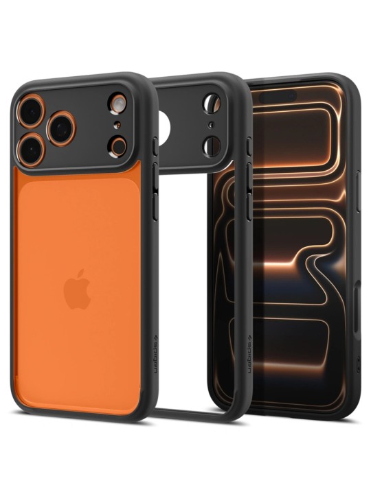 Калъф Spigen - Ultra Hybrid - iPhone 17 Pro - Matte Black