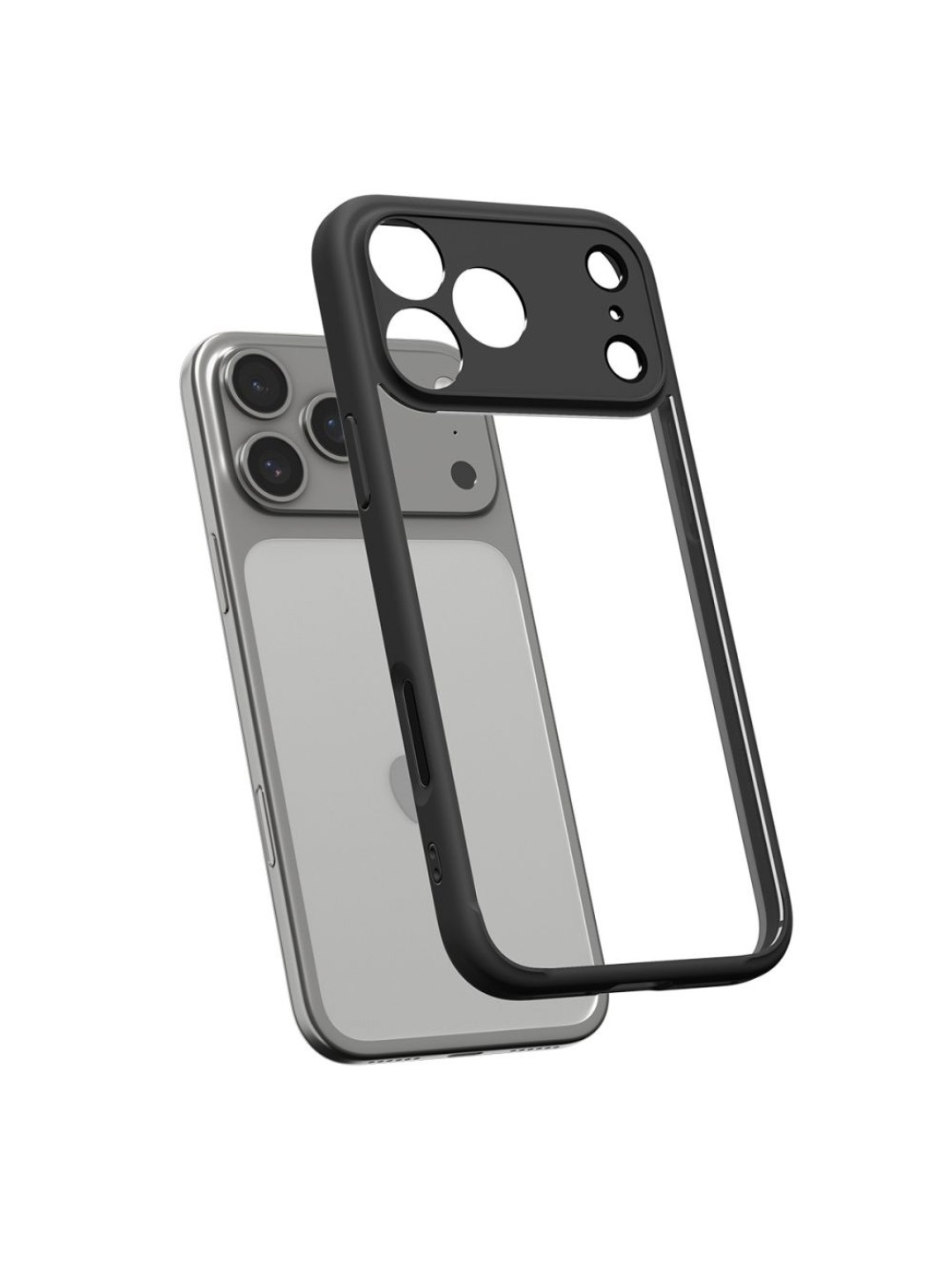 Калъф Spigen - Ultra Hybrid - iPhone 17 Pro - Matte Black