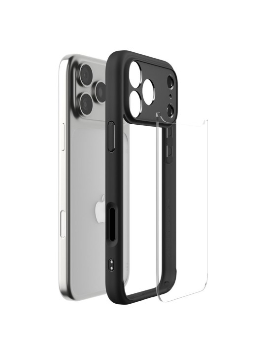 Калъф Spigen - Ultra Hybrid - iPhone 17 Pro - Matte Black