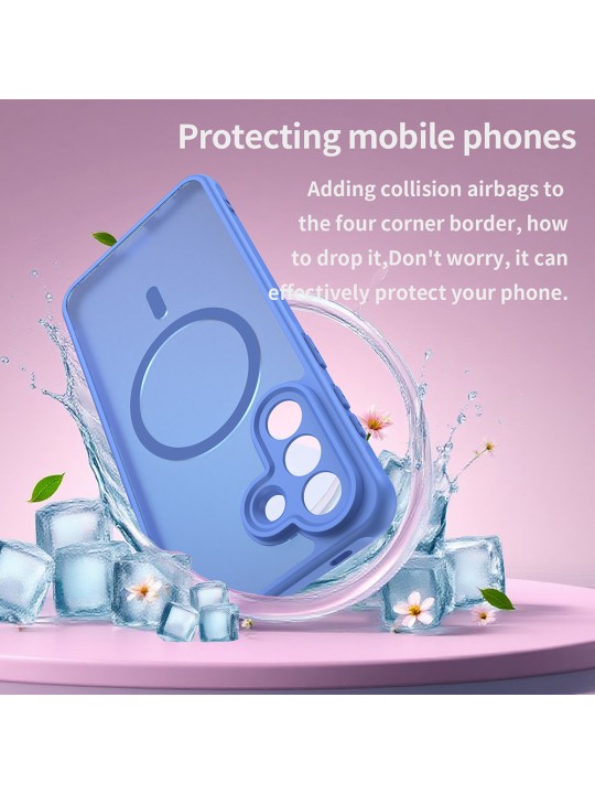 Калъф за Samsung A57 - HaloFrost II MagSafe, Sky Blue