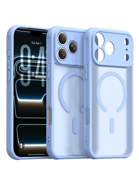 Калъф за iPhone 18 Pro - HaloFrost II MagSafe - Light Blue