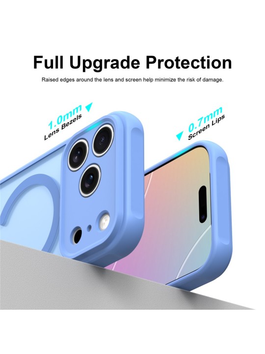 Калъф за iPhone 18 Pro - HaloFrost II MagSafe - Light Blue