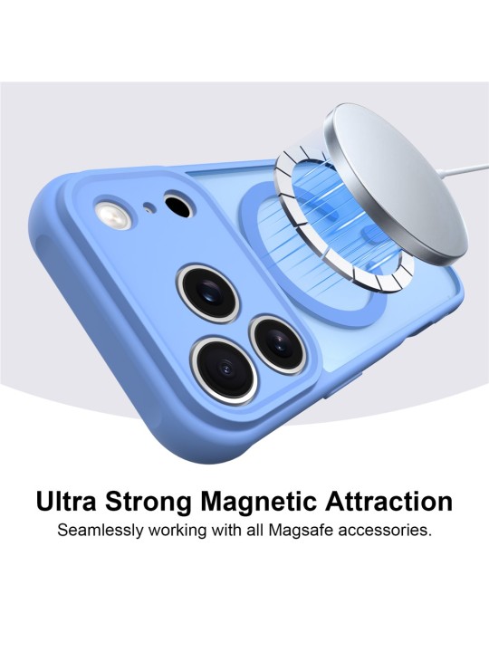 Калъф за iPhone 18 Pro - HaloFrost II MagSafe - Light Blue
