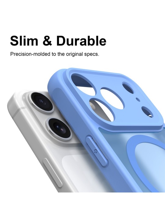 Калъф за iPhone 18 Pro - HaloFrost II MagSafe - Light Blue