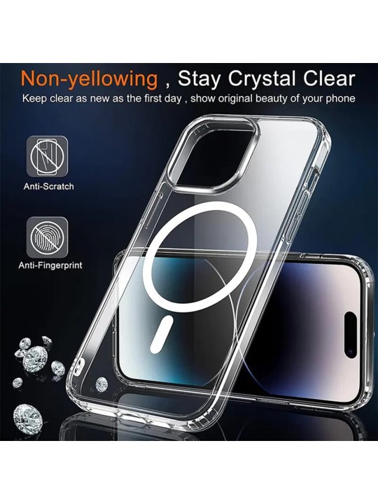 Калъф за iPhone 16 Plus - Clear with MagSafe