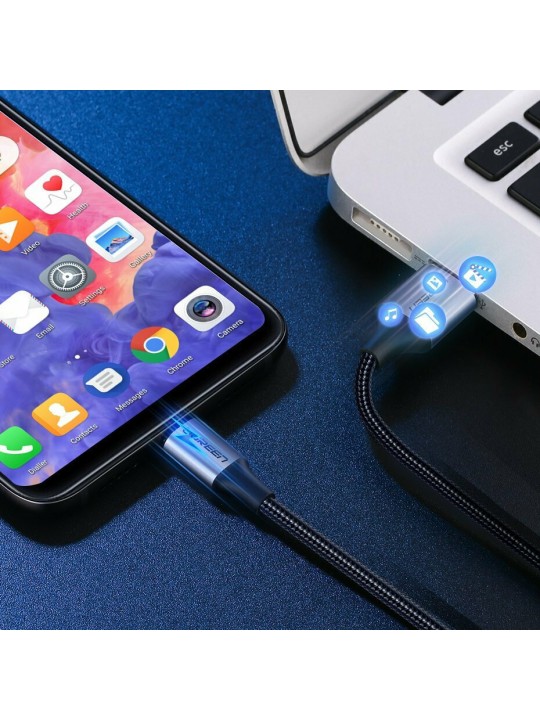 Кабел UGREEN USB-A към USB-C, 2.0m 3A US288