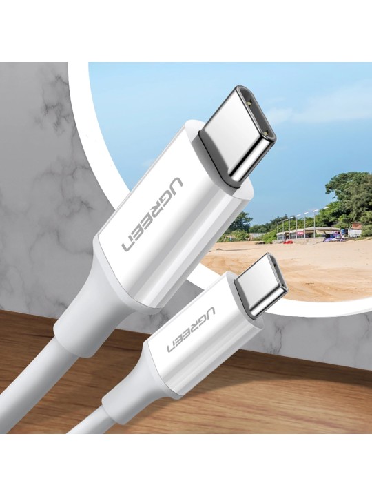 Кабел UGREEN USB-C към USB-C 3A 60W 1.0m US264, 60518