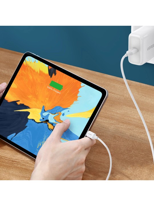 Кабел UGREEN USB-C към USB-C 3A 60W 1.0m US264, 60518