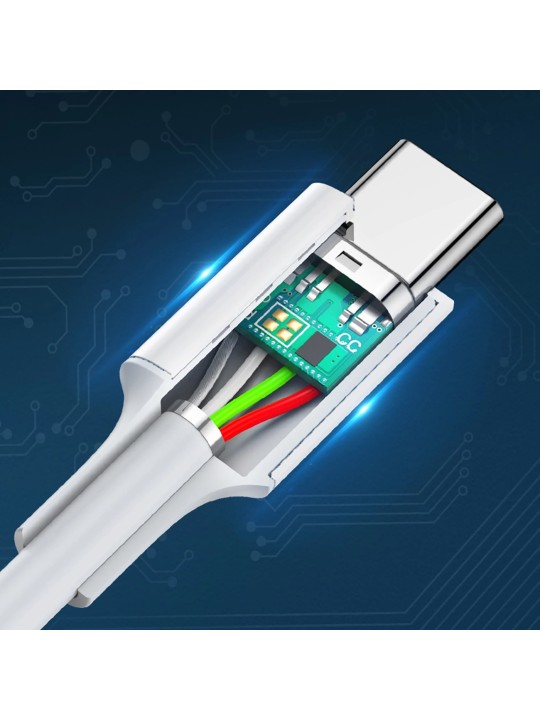 Кабел UGREEN USB-C към USB-C 3A 60W 1.0m US264, 60518