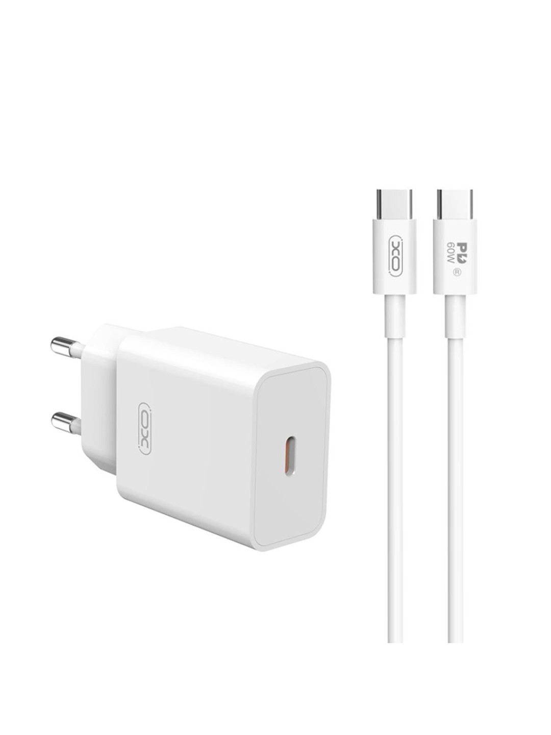Зарядно XO 20W L126, с кабел USB-C - USB-C