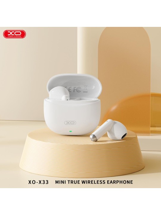 Слушалки XO X33 - Mini Jade Crystals, white