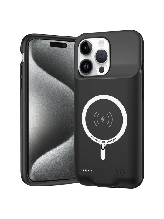 Калъф за iPhone 15 Pro Max, с вградена батерия, Magsafe - Battery Case