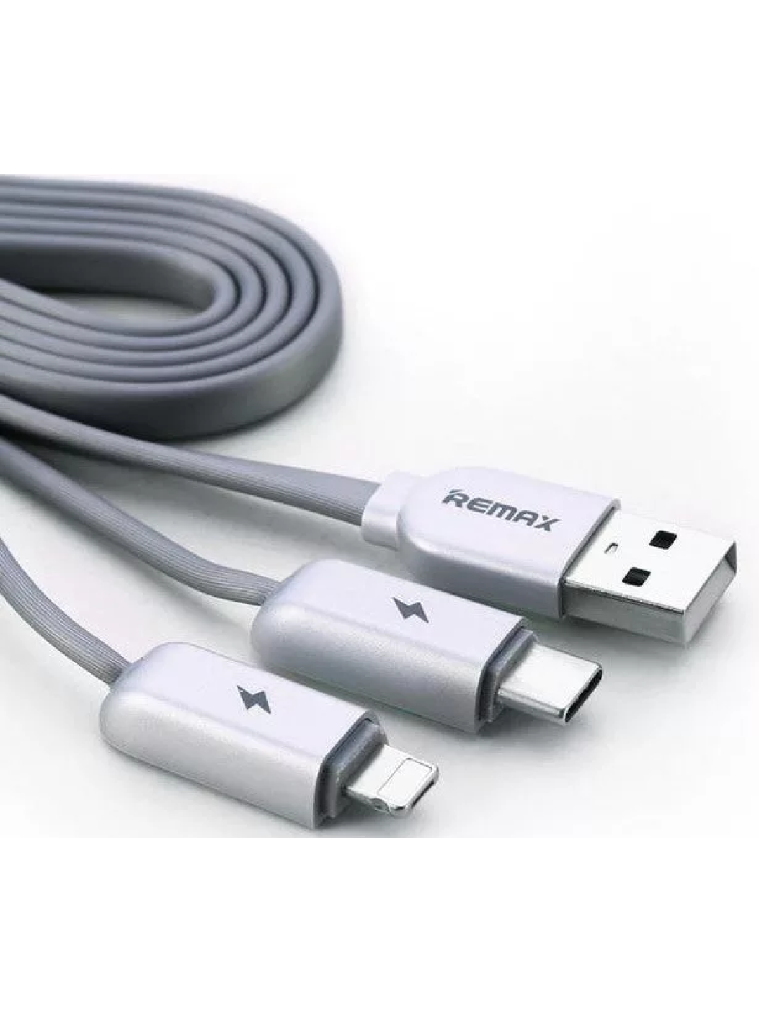 Кабел Remax Twins RC-078TH 3in1 - Lightning, Type-C, Micro USB