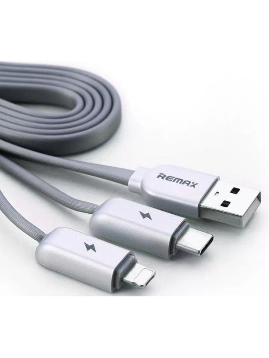 Кабел Remax Twins RC-078TH 3in1 - Lightning, Type-C, Micro USB