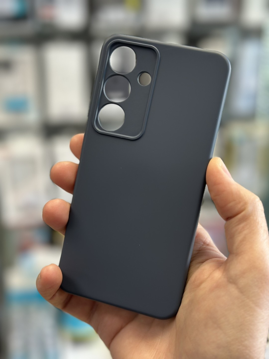 Калъф за Samsung S25 - Soft Touch Silicone Blue