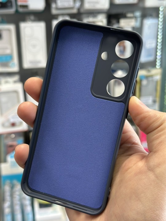 Калъф за Samsung S25 - Soft Touch Silicone Blue