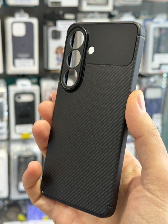 Калъф за Samsung S26 - Business Carbon Case, Black