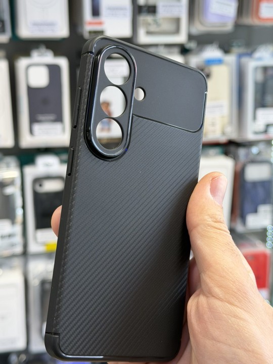 Калъф за Samsung S26 - Business Carbon Case, Black