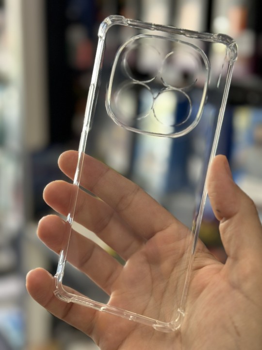 Калъф за Xiaomi Redmi Note 14 Pro 5G, Antishock - прозрачен