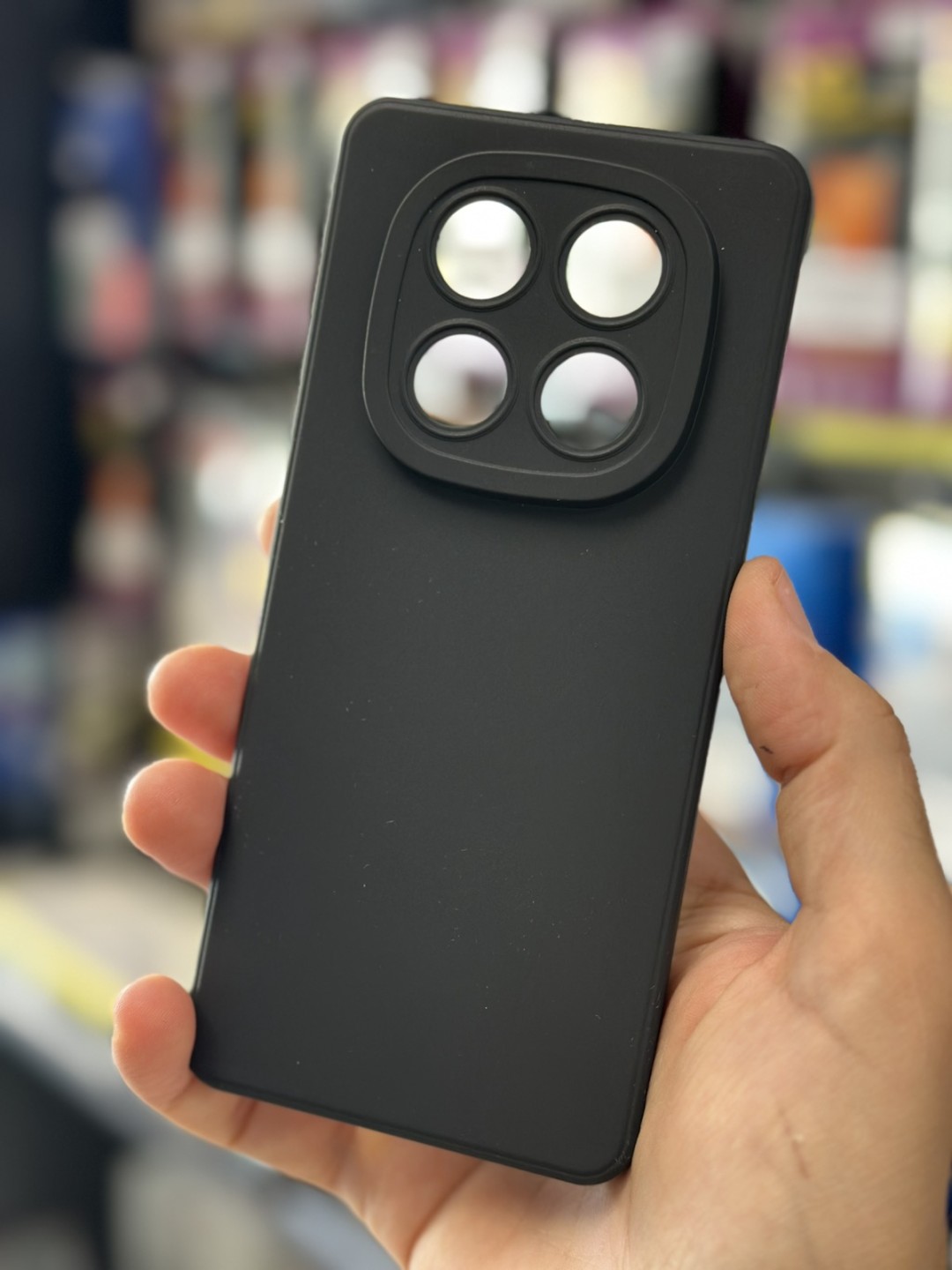 Калъф за Xiaomi Poco X7, Silicone Matt - черен