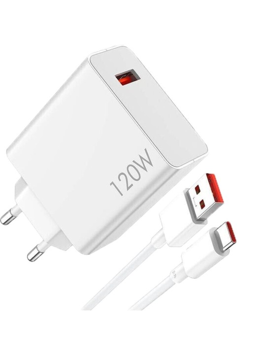Зарядно Xiaomi 120W HyperCharge Combo, с кабел