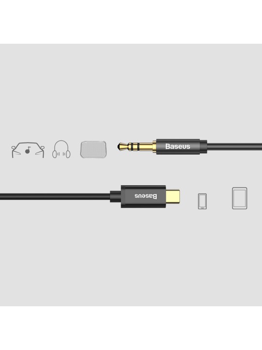 Кабел AUX Type-C към 3.5mm jack Baseus CAM01-01