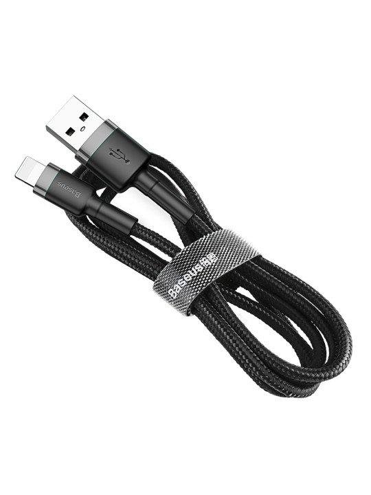 Кабел за iPhone - Lightning - Baseus Cafule 2.0m 1.5A, с оплетка