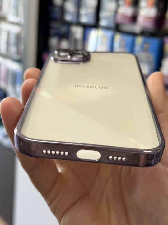 Калъф за iPhone 14 Plus - Silicone Case Lux, Deep Purple